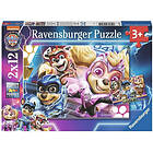 Ravensburger Paw Patrol The Mighty Movie Puslespill 2x12 Brikker