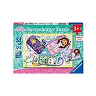 Ravensburger Puslespill Gabby's Dollhouse 2x12 Brikker