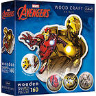 Trefl Wood Craft Origin Marvel Avengers Puslespill Brave Iron Man 160 Brikker