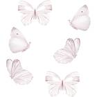 That's Mine Wallsticker Butterfly 6-pack, White