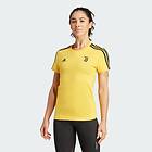 Adidas Juventus 23/24 3 Stripes Woman Short Sleeve T-shirt Gul L