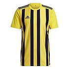 Adidas Striped 21 Short Sleeve T-shirt Gul L Man