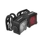 Trelock Ls260 Squareline 4 Led Light Set Durchsichtig 38 8 Lumens