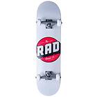 RAD Skateboards Logo Progressive Komplett Skateboard (Vit) Vit 8"