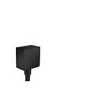 Hansgrohe wall outlet square matt black