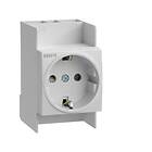 Hager Outlet schuko for din rail