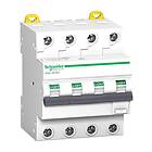 Schneider Electric Acti9 ic60 rcbo residual current circuit breaker with overcurrent protection 4p 6 a 30 ma type a b curve 6 ka 6000 a