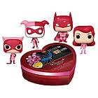 Funko POP! DC Comics Valentines Pocket 4-Pack 4 cm