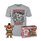 POP Fnaf Booble Head Nr Xxx Freddy (Gw) Tee (L)