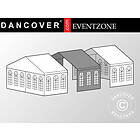 Dancover 3m förlängning för professionellt Partytält Festtält EventZone 6x6m PVC, Vit