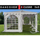 Dancover Pagoda tält Exclusive 5x5m PVC, Vit