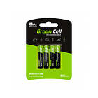 Green Cell Laddningsbara AAA Batterier 800mAh, 1,2V, 4-pack