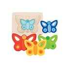 Goki Layer Puzzle Butterfly 5 Layers Trä