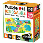 Headu Jigsaw Puzzle Double Sided 8in1 Dinosaur Golv