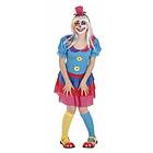 Maskeraddräkt vuxna Crispina Kvinnlig clown (2 Delar)