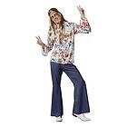 Maskeraddräkt vuxna Hippie XL