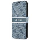 Guess 4G Stripe Wallet (iPhone 13 Pro) Blå