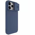 Nillkin CamShield Silky Silicone Case (iPhone 15) Svart