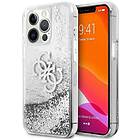 Guess Liquid Glitter Case 4G (iPhone 13 Pro) Blå