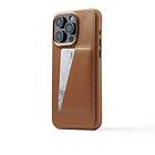 Mujjo Full Leather Wallet Case (iPhone 15 Pro Max) Brun