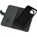 Essentials 2-in-1 Leather Wallet (iPhone 15) Svart