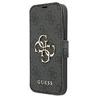 Guess Metal 4G Wallet (iPhone 13 Pro) Svart