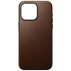 Nomad Modern Leather Case (iPhone 15 Pro Max) Mörkbrun