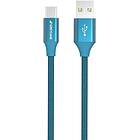 GreyLime Braided USB-A to USB-C Cable Beige 2 meter