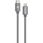 Kanex DuraBraid Lightning till USB-C 1 meter Grå