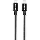 GreyLime Braided USB-C to MFI Lightning Cable Grön 2 meter