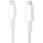 Nedis USB-C to Lightning Cable 2 meter vit