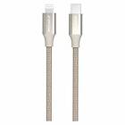 GreyLime Braided USB-C to MFI Lightning Cable Beige 1 meter