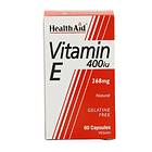 HealthAid Vitamin E 400IU Natural 60 Capsules