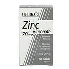 HealthAid Zinc Gluconate 70mg 90 Tablets