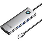 Orico PW11-10P USB-C 10-in-1 Multifunction Hub Silver