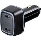 Vivanco Super Fast PD Dual Car Charger 54W