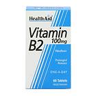 HealthAid Vitamin B2 Riboflavin 100mg Prolonged Release 60 Tablets