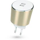 Platinum Kit Väggladdare 2xUSB Roséguld