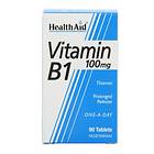 HealthAid Vitamin B1 Thiamin 100mg Prolonged Release 90 Tablets