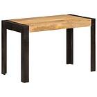 vidaXL Spisebord 120x60x76 cm massivt mangoträ 356291
