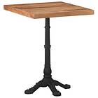 vidaXL Cafébord 60x60x76 cm massivt akaciaträ 321085