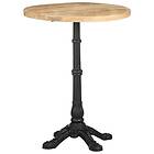 vidaXL Cafébord Ø60x76 cm grovt mangoträ 321087