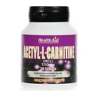 HealthAid Acetyl-l-carnitine 550mg 30 Tablets