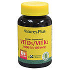 Nature's Plus Vitamin D3 1000IU/Vitamin K2 100mcg 90 Capsules