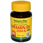 Nature's Plus Vitamin D3 2500IU 90 Capsules