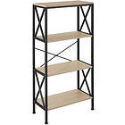 TecTake Hylla Barry 61,5x31,5x133,5cm Industriellt lätt trä, ek Sonoma