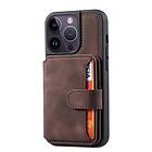 Trolsk Wallet with Kickstand (iPhone 15 Pro) Brun