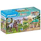 Playmobil Horses of Waterfall 71356 Three Horses with Saddles