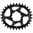 Leonardi Racing Gecko Track Sram Bb30 Direct Mount 0 Mm Offset Oval Chainring Svart 34t