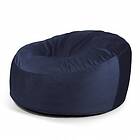 PuskuPusku Moln M Barcelona jätte sittpuff sammetsfåtölj (Färg: Navy)